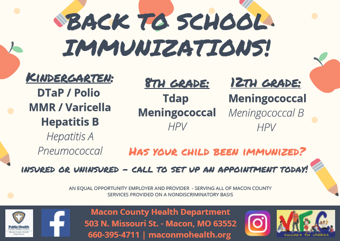 Back to School with Routine Vaccines