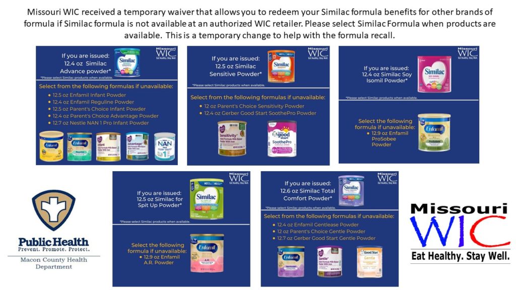 Similac Formula Recall Update Macon County Health Dept.