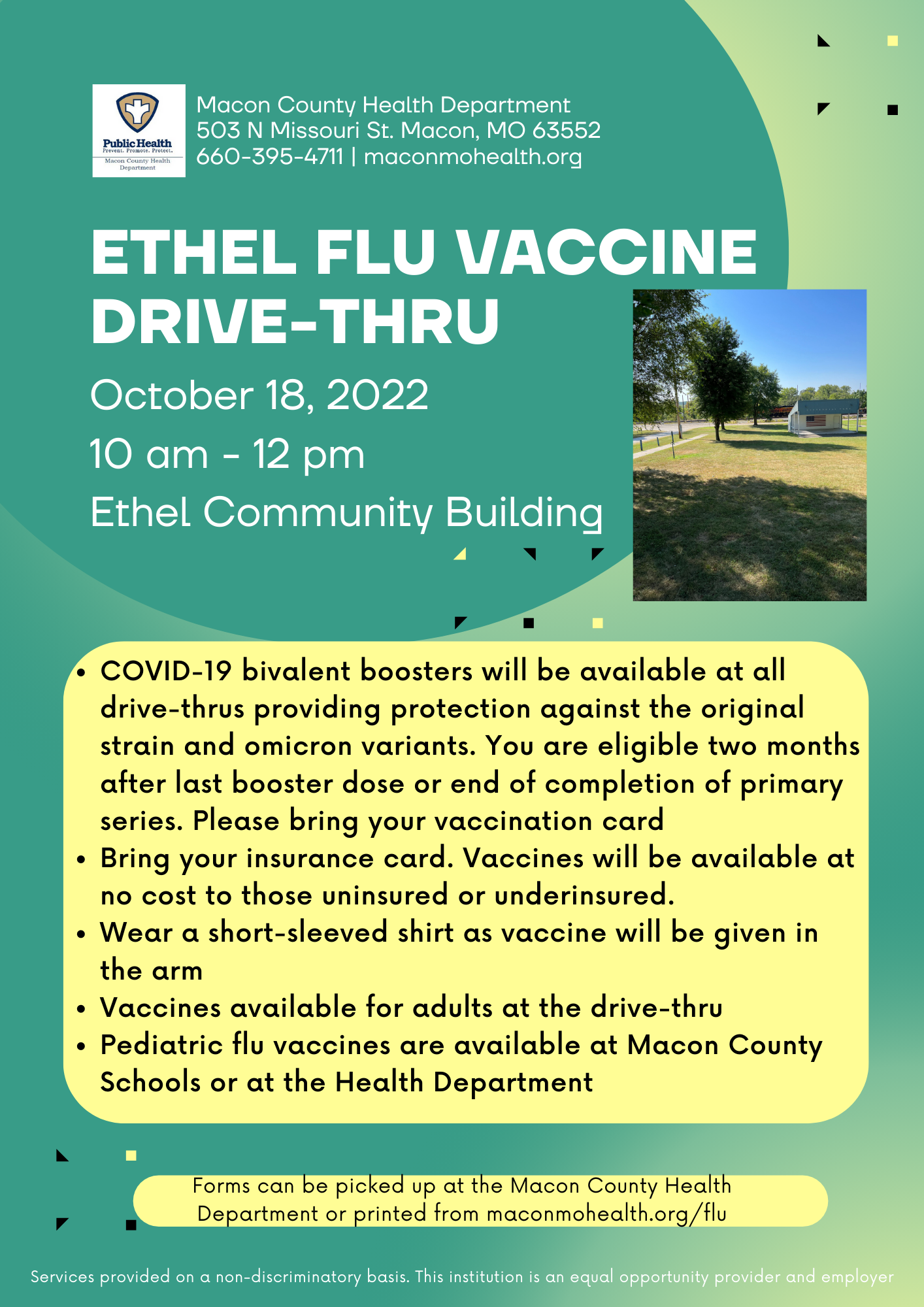 Ethel Flu Vaccine Drive-Thru @ Ethel Community Building