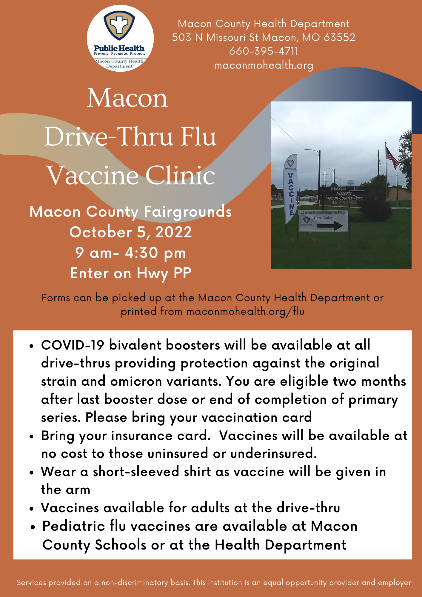 Macon Drive-Thru Flu Clinic @ Macon County Fairgrounds